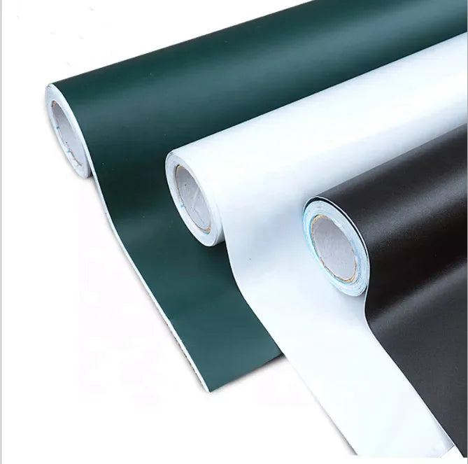 Self-Adhesive PVC Blackboard & Chalkboard Sticker Roll Green Removable Wall Decal for Home Office & Decor