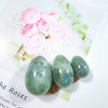 HY Natural Crystal Quartz Gemstone Labradorite Egg Hand Carved Healing Yoni Egg Set Stone Crafts
