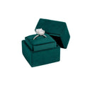 One Top Customization LOGO Jewelry Rings Boxes Velvet Jewelry Box Custom Gift Box