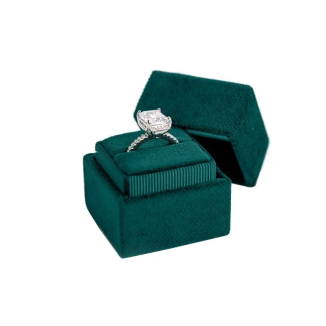 One Top Customization LOGO Jewelry Rings Boxes Velvet Jewelry Box Custom Gift Box