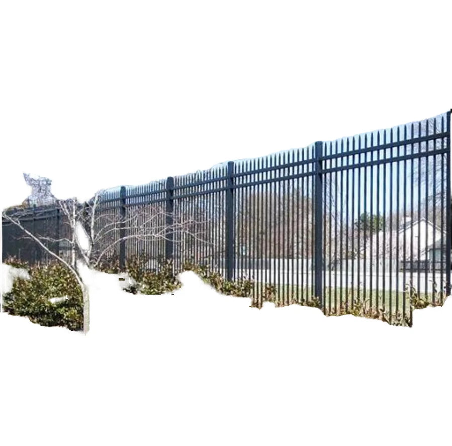 Home Garden Ornamental Black Decorative Metal Stairs Balcony Railing Wrought Iron Steel Bal Fence