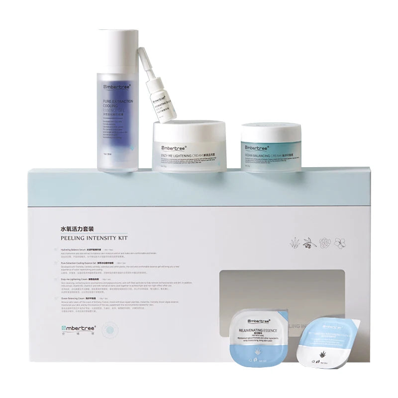 Ambertree Oxygenated Skin Rejuvenation Moisturizing Essence Hydrating Serum Facial Care Set Peeling Intensity Mask Kit