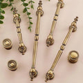 Solid Antique Copper Handle Cabinet Pull Vintage Drawer Hardware Adjustable 96/128/160/192mm for Restoration Pull Handle for