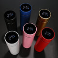 Custom logo Stainless Steel Thermos Bottle Vacuum Insulated Smart Water Cup Digital Led Temperature Display Smart Thermos Flask