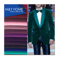 M&Y 100% Cotton Jacquard Woven Garment Apparel Velour Fabrics for Clothes Suit