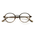 Benyi Latest Custom Logo Optical Eyeglasses Round Fashion Blue Light Blocking Computer Glasses Titanium Optical