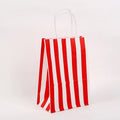Colorful White  Kraft Paper Bags With Handles for Gift Shopping Bag  Sweet Food Paper Gift Bags