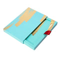 Custom Logo Luxury Blue Rigid Cardboard Paper Packaging Drawer Sliding Gift Boxes