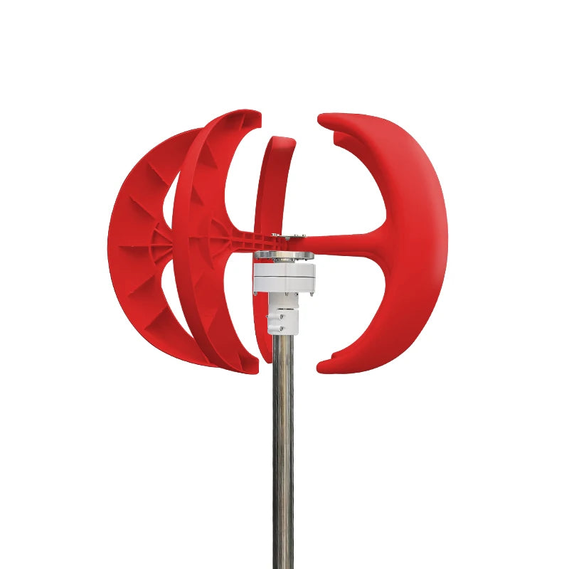100W/200W/400W 12V/24V 5 Blades Wind Turbine Generator Complete Set Mill 220V Generate TURBIN Vertical Axis