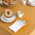 Personalized Stainless Cutlery Roll-UP Case Linen Cutlery Roll Linen Cutlery Pocket