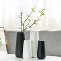Black White Simple Modern Nordic Style Large Size Ceramic Vase Home Decoration