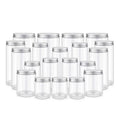In Stock 100ml 120m 1000ml 1500ml Plastic Jars for Food Multipurpose Use Pet Plastic Transparent Jar for Food Storage Container