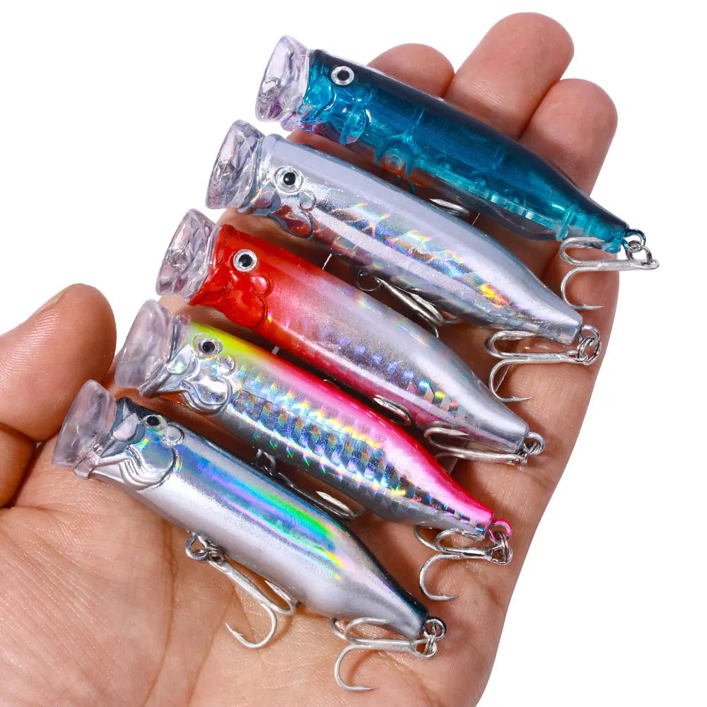 Wholesale NEWUP Wholesale 7.2cm 9.5g Hard Body Popper Fishing Lures Artificial Fishing Swimbait
