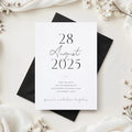 Chic Modern Invite Suite Cotton Paper Wedding Invitation Save the Date Card with Envelope and Wax Seal