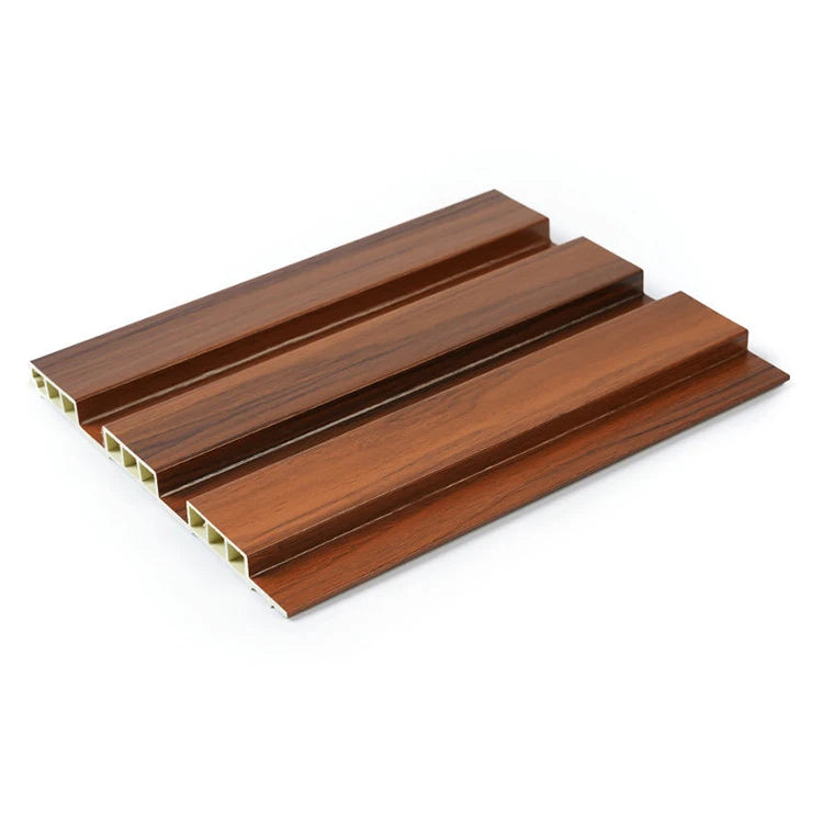 Luxury Waterproof Wood Plastic Composite Cladding Fluted WPC Wall Panel for House Walls Environment Friendly Modern Design