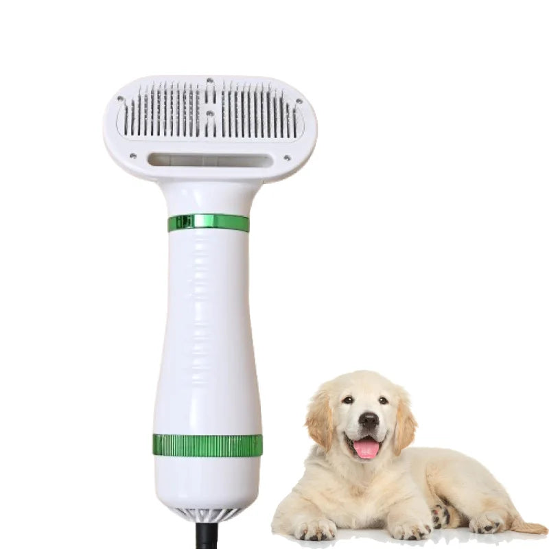 Wholesale Adjustable 3 Temperatures Setting 4 Functions Cat Comb Grooming Dryer Slicker Brush Upgraded Pet Hair Grooming Tools