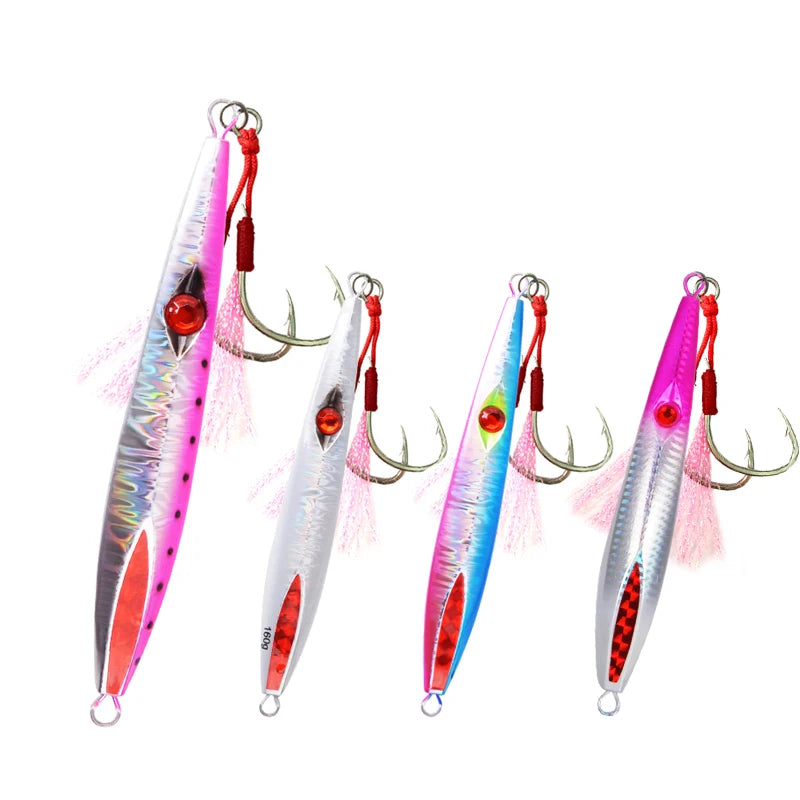 70# 130g Fishing Lures Spoon Metal Spoon Lure Metal Jig Fishing Charms Jigging Luminous Fast Pitch Bait