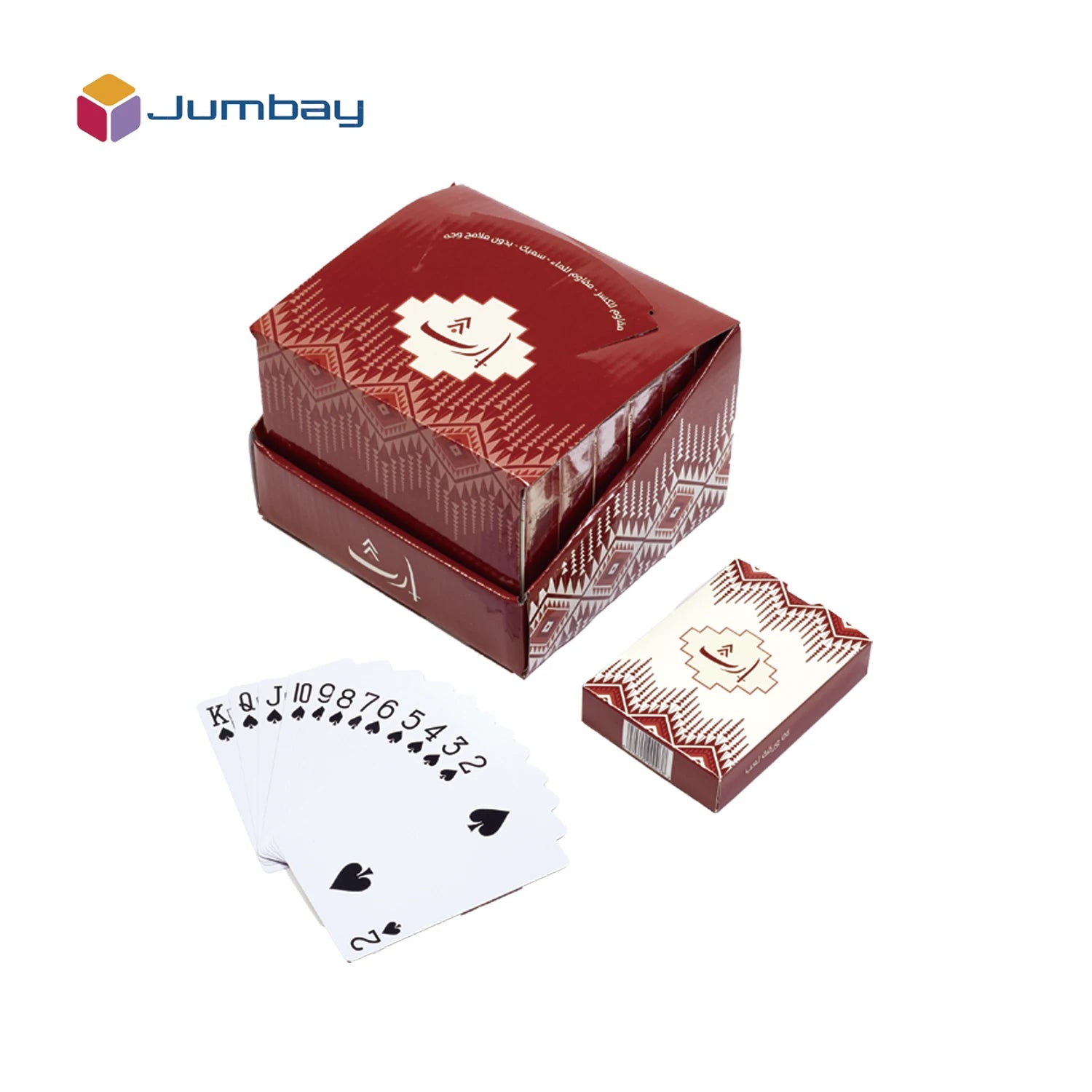 Customizable Professional Jumbo Index Playing Card Personalized Poker Glossy Finish Printed Logo Made Plastic Paper Material