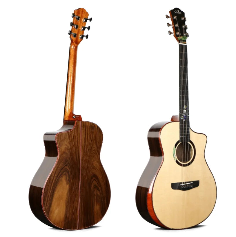 Full Solid Wood acoustic guitar Sevillana 41 inch acoustic guitar factory