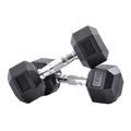 Dumbbell Exercise Weight Lifting 5KG 7.5KG 10KG Dumbbells Home Gym Equipment Rubber Hex Dumbbell