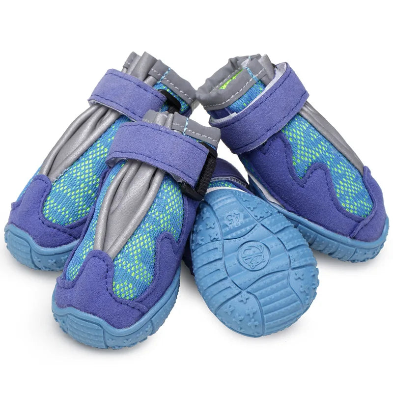 S~5XL Manufacturer New Dog Shoes All-Season Soft Super Fiber Comfortable Breathable Camouflage Mesh Pet Shoes in Stock Wholesale
