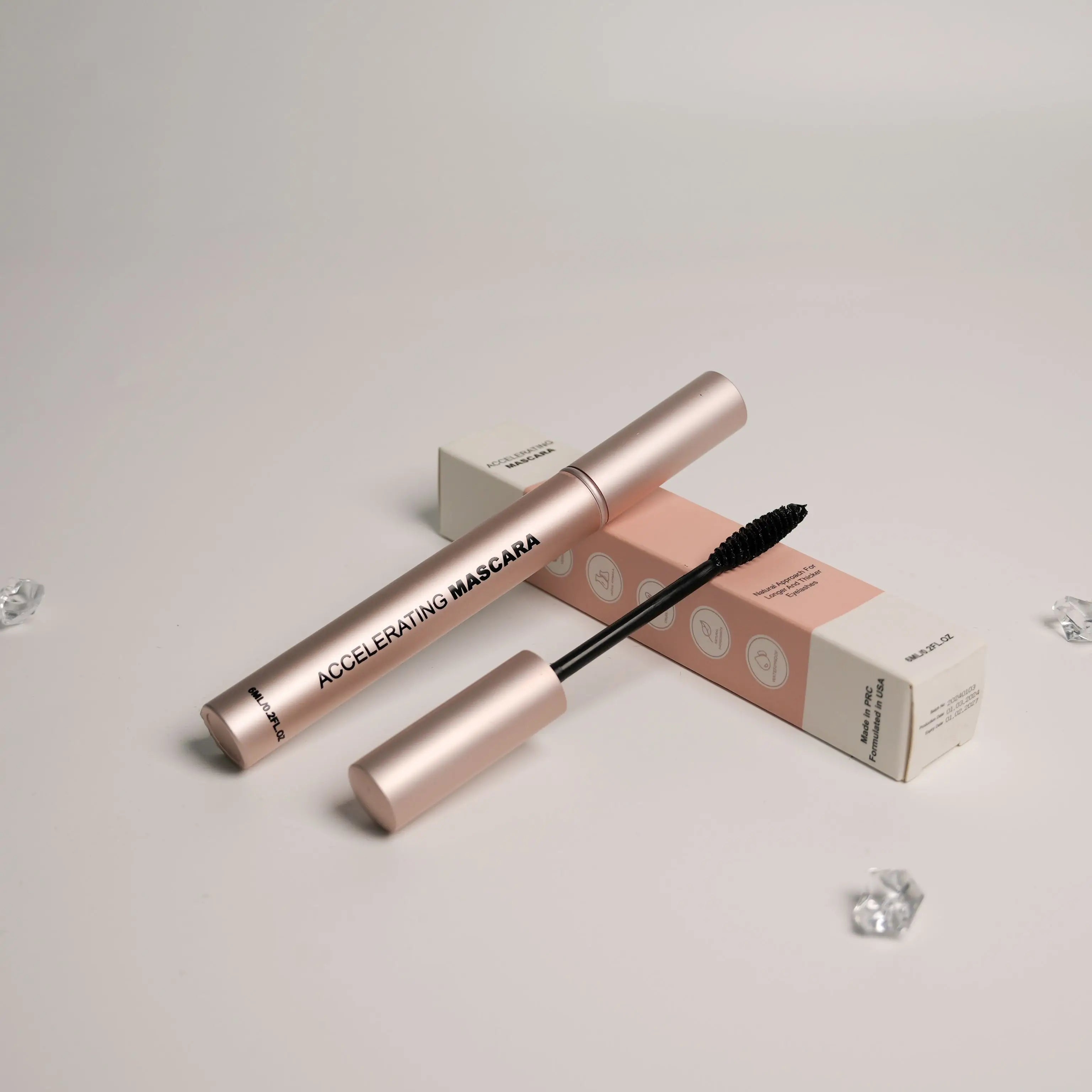 Best Selling Mascara Make Your Own Brand Waterproof and Sweatproof Oil Free Cruelty Free 5d Thick Silk Fiber Eyelash Mascara