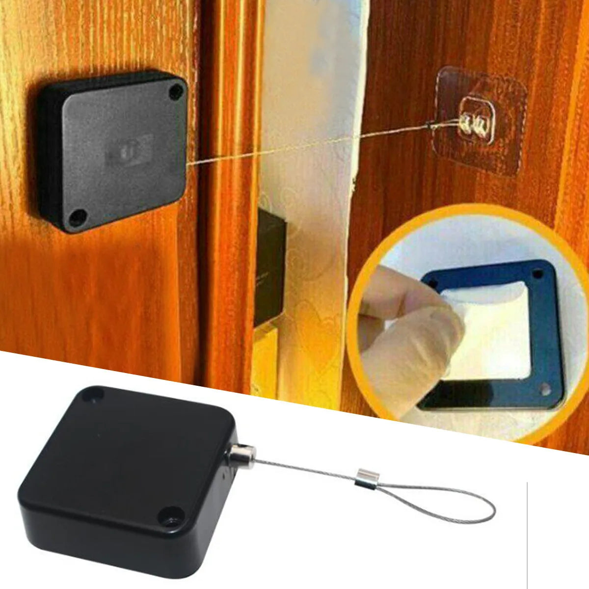 Punch-free Automatically Sensor Door Closer Automatically Close for All Doors