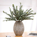 Y0013 Wholesale Artificial Eucalyptus Money Leaves Branch Plastic Leaf Stems for Wedding Home Decoration Photography Props