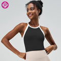 New Arrival Active Wear Custom Logo Sport Vests Yoga Tank Top Push up Fitness Crop Top Sports Bra