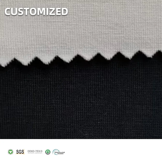 220GSM 68% Bamboo Lyocell 22% Chitosan 10% Spandex Eco-Friendly Knitted Jersey Fabric for Girls & Boys Pyjamas Lining