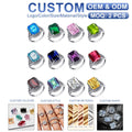 Vintage Victorian Rings Women Simulated Garnet Gemstone Real 925 Silver Ring