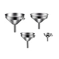 Metal Kitchen 304 Separating Oil Stainless Steel Funnel Food Grade Stainless Steel Oil Funnel With Strainer
