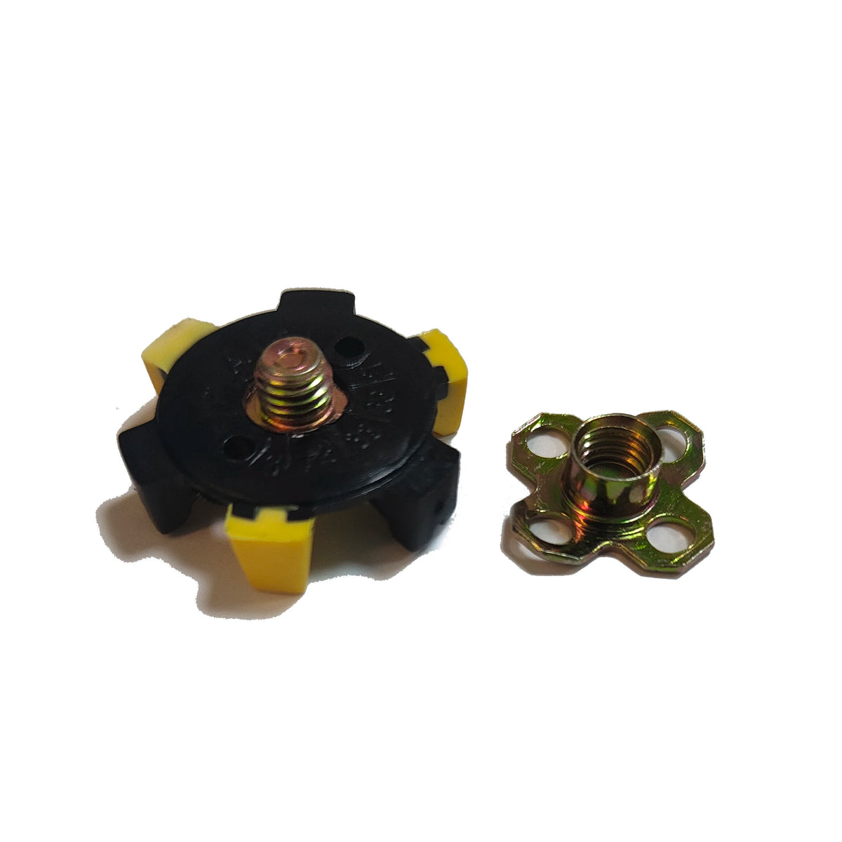 Bulk Small Metal Thread Golf Shoes Spikes Nuts Metal Thread Sports Spikes Shoes Spike Replacement Cleat Screw Fast Twist