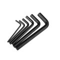Black Oxide M0.9 M1.27 M1.5 M2 M2.5 M3 M4 M5 M6 M8 L Shape Flat Head Allen Wrench Hex Hexagon Key
