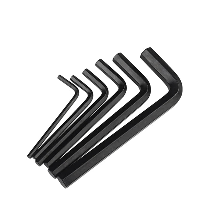 Black Oxide M0.9 M1.27 M1.5 M2 M2.5 M3 M4 M5 M6 M8 L Shape Flat Head Allen Wrench Hex Hexagon Key