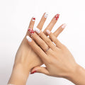 Christmas Nail Wraps Customized Fashion Snowflake Nail Stickers