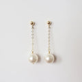 Wholesale 14K Gold Filled Drop Freshwater Pearl Earrings for Women Trendy Statement Fashion Jewelry Exquisite Design