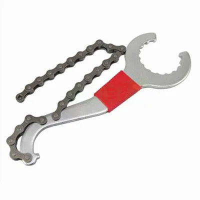 Bicycle Multi-function Tool Center Axle Flywheel Fixed Wrench Tail Hook Wrench Three-in-one Bicycle Repair Tool