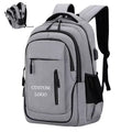 OEM Factory Custom Logo Business Laptop Backpack With USB Charging Port Waterproof Slim Professional Travel Work Bag
