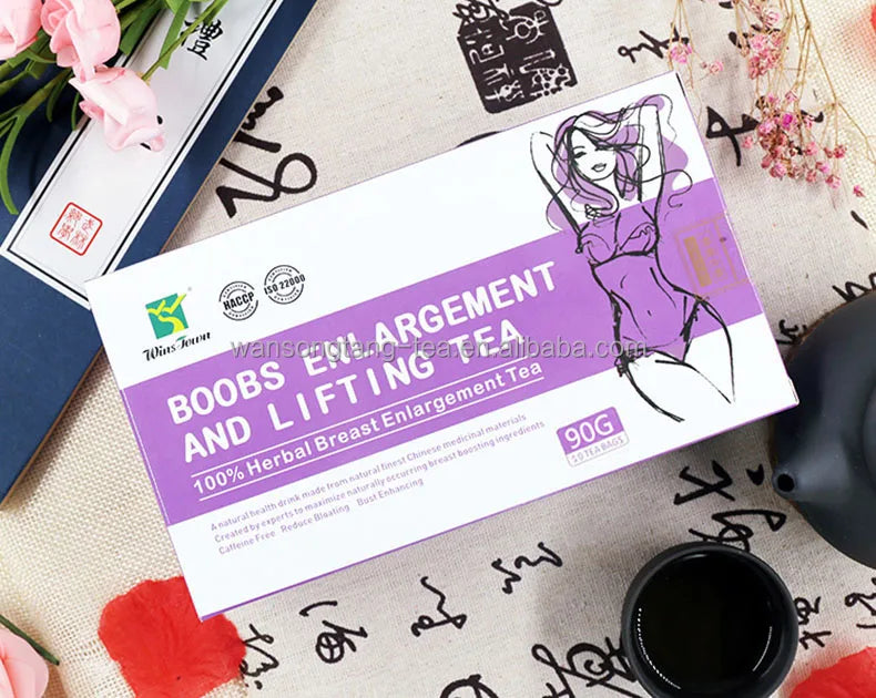 Winstown Boobs Enlargement and Lifting Tea Breast Booster Hip Herbs Beauty Custom OEM Private Label Women Breast Enhancing Tea