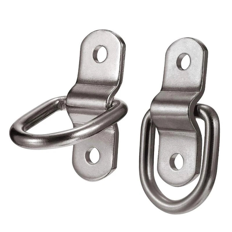 1/4 Inch D Ring Tie Down Anchor Stainless Steel Trailer Tie Down Hook for Truck