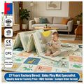 Fairness Factory Wholesale Baby Care Activity Foldable Waterproof Non-toxic Xpe Foam Folding Play Mat for Baby Child Baby Mat