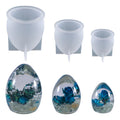 YS LED Egg-shaped Silicone Resin Mold 3D Ball Night Light Mold DIY Handmade Decoration Home Decoration Bedroom Night