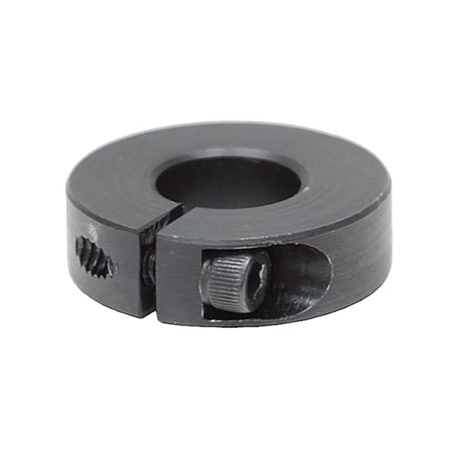 Black Coating Double Split Shaft Collar Threaded Aluminum Shaft Collar Cnc Steel Shaft Collar