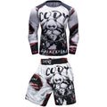 CODY LUNDIN Custom Traicksuit 2 Pieces Printed Gym Fitness Sports Sets Funny Graphic Shorts Set Bjj Rash Guard for Men