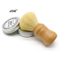JDK Shaving Brush RTS Synthetic Hair Classical Style Wood Handle Shaving Brush for Man