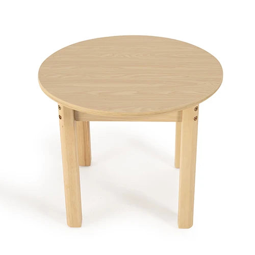 Plywood Wood Kids Study Table Children Wooden Furniture Sets Fashion Dining Round Table for Preschool Montessori Furniture