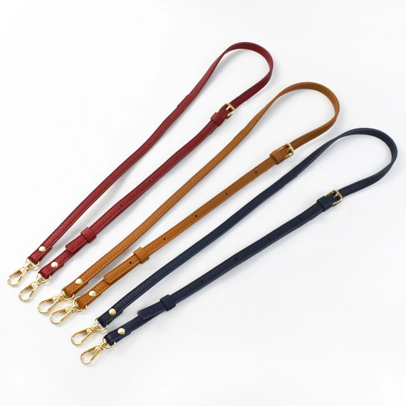 Deepeel BF218 1cm Handbag Accessories Adjustable Crossbody Leather Belt Strap Bag Shoulder Straps