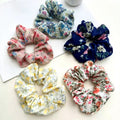 New Cute Spring Ties Accessories Floral Hair Scrunchies 2026 for Women Girls