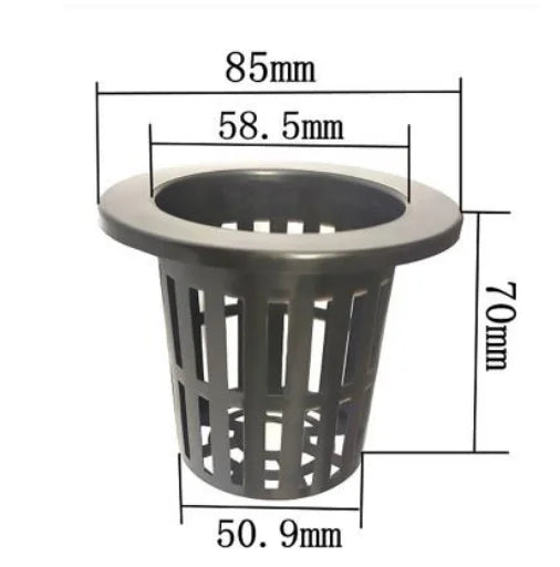 60#70 Indoor Flowerpots Decorative Greenhouse Hydroponics Aeroponics System Growing Net Pot for Lettuce Planting Vegetable